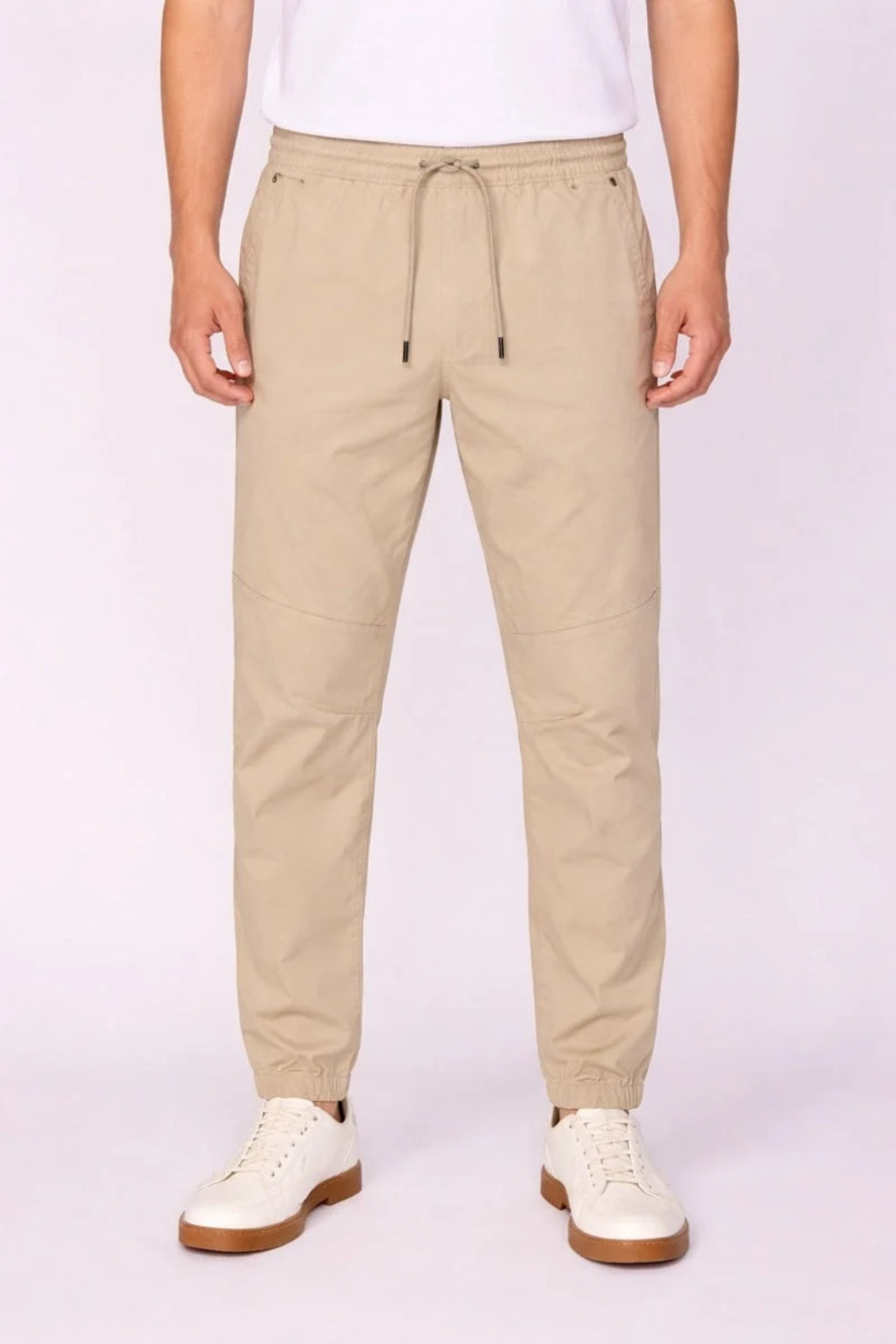 Projek Raw Beige Drawstring Pull On Bungee Jogger/58836